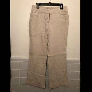 Ann Taylor LOFT linen Julie trouser. 10P